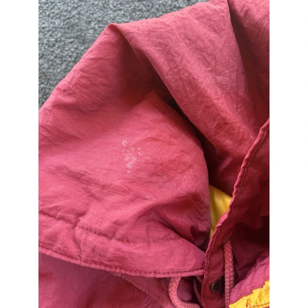Vintage Washington Redskins Competitor Puffer Jacket XL — NFL 90s Burgundy Gold